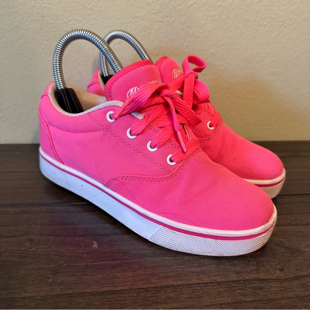 Hot Pink Heelys Launch Wheeled Shoes